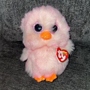 2021 Easter TY Beanie Boos FEATHERS Chick Stuffed Animal Plush (6" Regular)